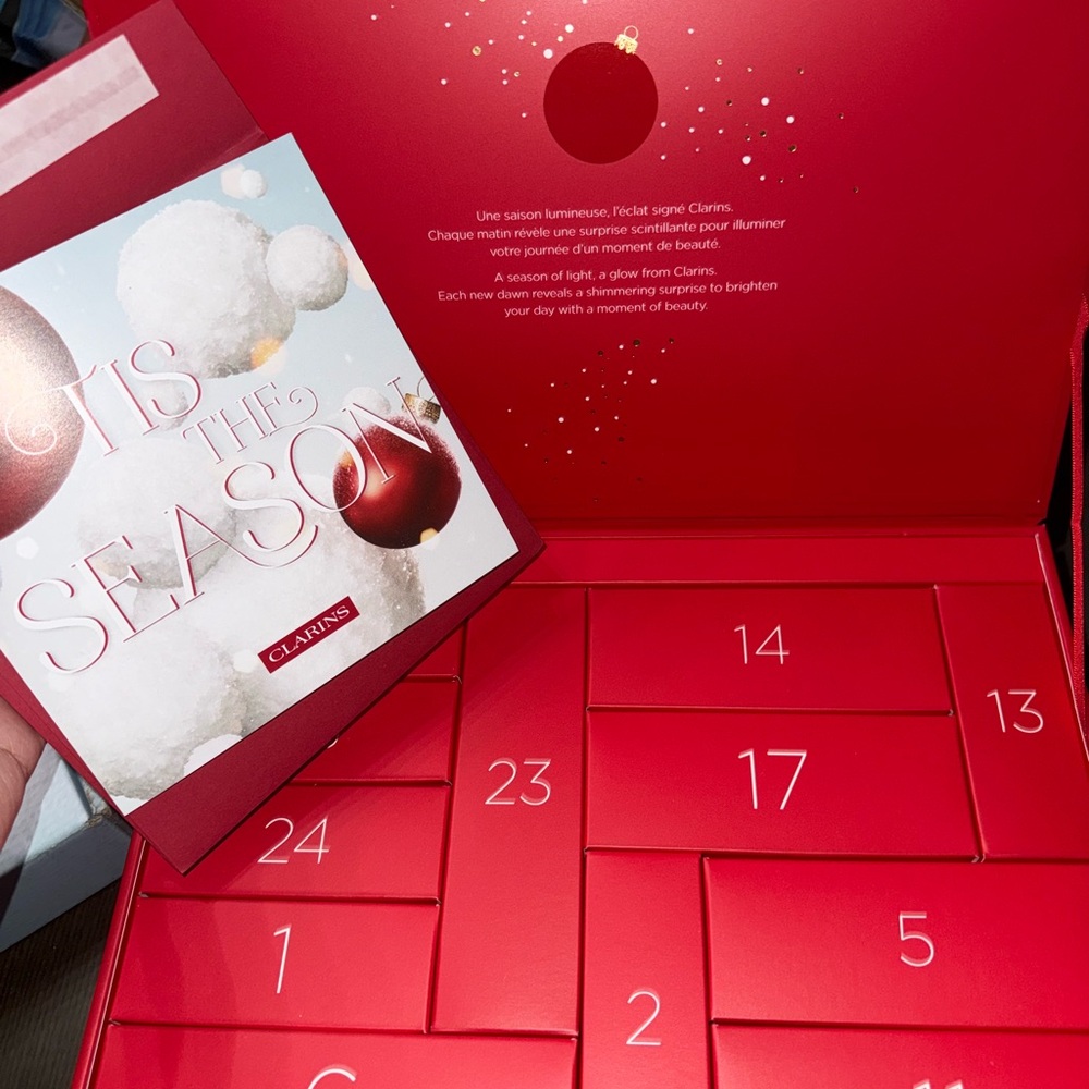 Clarins 24 Day Advent Calendar-24 Products!
